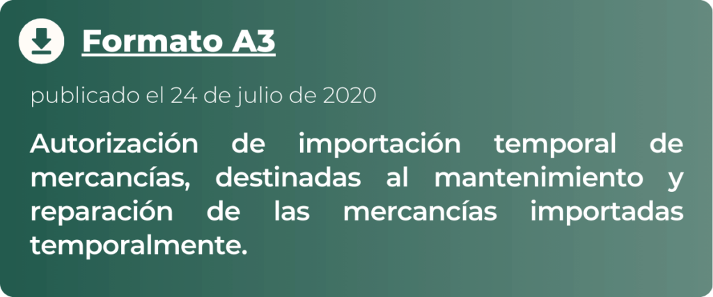 Formatos Oficiales y Modelos en Materia de Comercio Exterior - ANAM ...