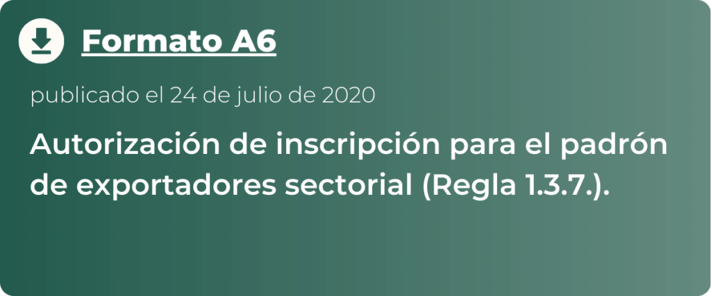 Formatos Oficiales y Modelos en Materia de Comercio Exterior - ANAM ...